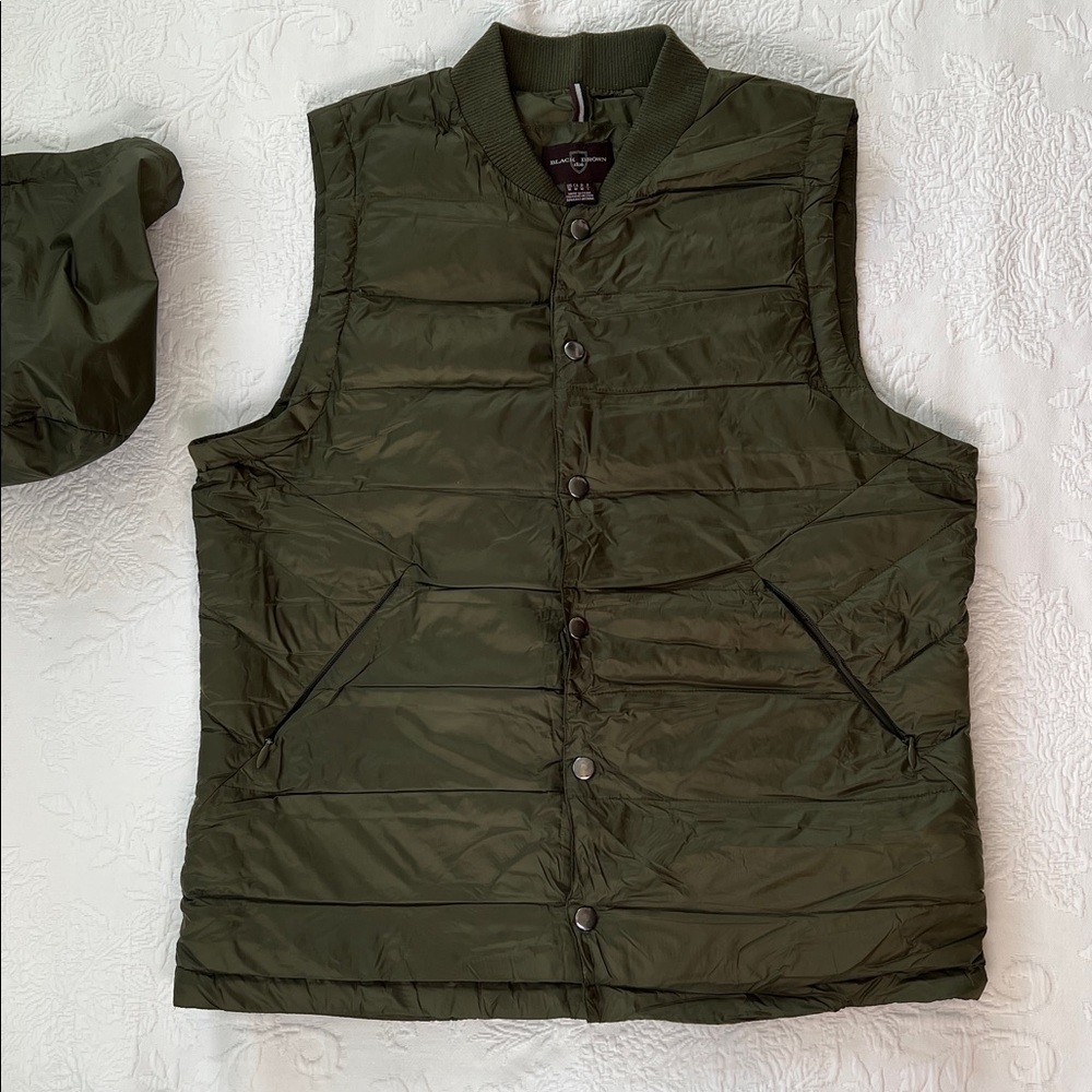 Down vest for men